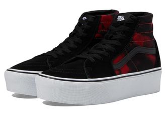 Vans Sk8-Hi Tapered Stackform Shoes Midnight Glow Black : Mens 13 - Womens 14.5 Medium, Canvas