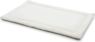 Woodek Cama para perros blanca 100 x 68 x 2,5 cm