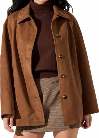 Astr Presleigh Jacket In Camel