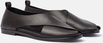 Scarosso Eros Sandals in Dark Brown - Calf Leather at Nordstrom, Size 40.5