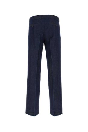 Lanvin Donkerblauwe denimbroek