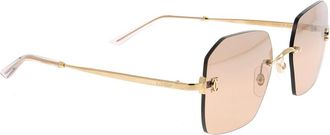 Cartier Stijlvolle zonnebril voor modieuze looks - unisex - Zonnebrillen - Geel - ONE Size - Accessoires