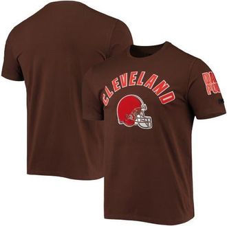 Pro Standard Mens Pro Standard Brown Cleveland Browns Team Classic Bristle Slim-Fit T-Shirt at Nordstrom, Size Medium