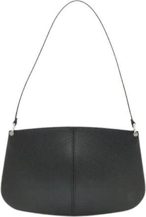 Louis Vuitton Pre-owned Shoulder Bags, female, Black, Size: ONE SIZE Pre-owned Pochette Demi Lune Shoulder Bag