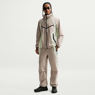 Nike Mens Tech Dri-FIT Woven Color-Block Pants in Brown | IU7502-236