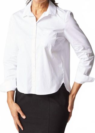 Habitat Perfect Travel Shaped Hem Shirt In White