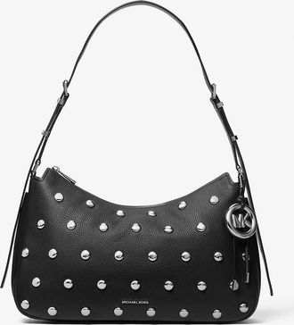 Michael Kors Nolita Medium Studded Leather Shoulder Bag