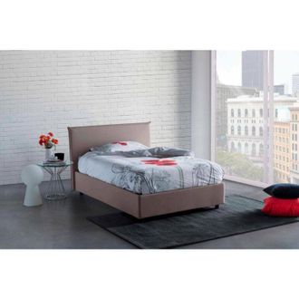 Talamo Italia Talamo Italia - Letto piazza e mezza Alvino, Letto contenitore con rivestimento in tessuto, 100% Made in Italy, Apertura frontale, con materasso Cm