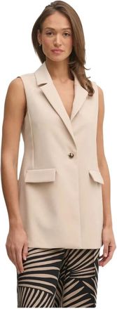 Joseph Ribkoff Jassen, Dames, Beige, S, Polyester, Vesten