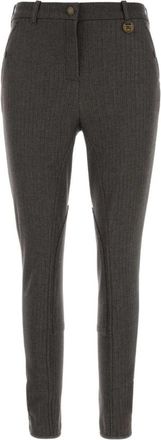 Burberry Grey Slim Flat Front Pants