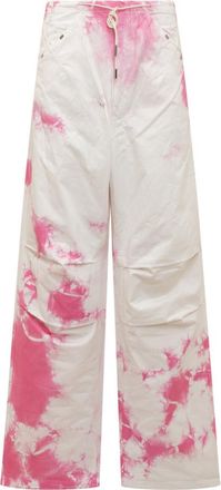 Darkpark White Loose Mid Rise Jeans