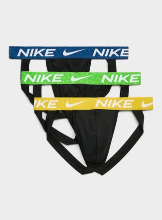 Nike Mens Colourful waist jockstraps Essential Micro 3-pack