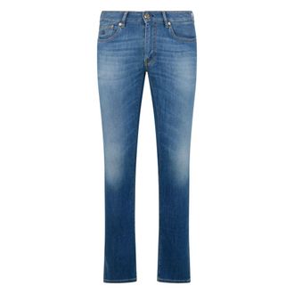 Moorer Straight Jeans, male, Blue, Size: W29 Credi Ps705 Jeans