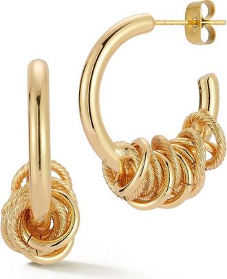 Glaze Jewelry Multi Ring Hoop Earrings in Gold at Nordstrom Rack