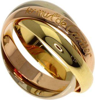 Cartier Trinity Yellow Gold (18K) Pink Gold (18K) White Gold (18K) Band Ring (Pre-Owned)