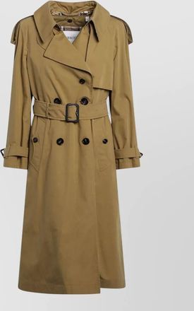 Burberry trench coat epaulettes storm flap detail