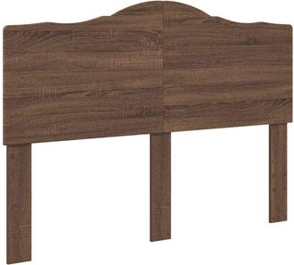 vidaXL Cabecero Roble Marr&oacute;n 140 Cm Madera Contrachapada Vidaxl