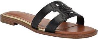 Tommy Hilfiger Terenz Slide Sandal in Black at Nordstrom, Size 6.5