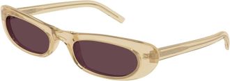 Saint Laurent Sunglasses, unisex, Yellow, Size: 53 MM SL 557 Shade Sunglasses