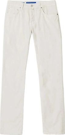 Jacob Cohen J688 Straight Jeans - Heren - Regular Fit Jeans - Wit - W30 - Katoen - Jeans