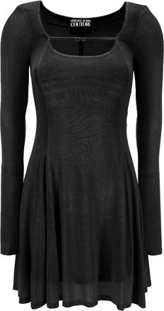Versace Jeans Couture Jurken - Dames - Korte kleedjes - Zwart - 2XS - Kleedjes