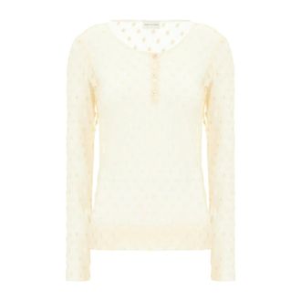 Dries Van Noten Dames, Blouses & Shirts, Beige, Maat: M