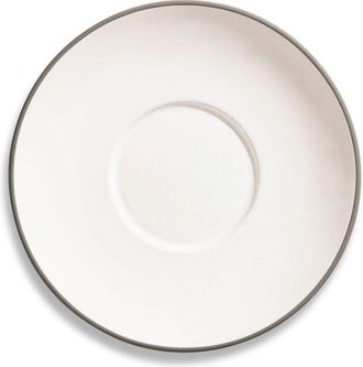 Gmundner Keramik Gmundner Keramik Borde Gris, Taza De T&eacute; Maxima Con Platillo