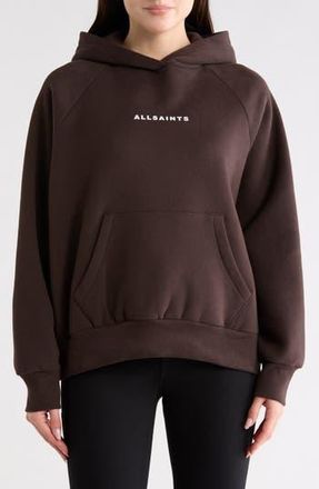AllSaints Tour Talon Logo Graphic Hoodie in Bottle Brown at Nordstrom Rack, Size X-Small
