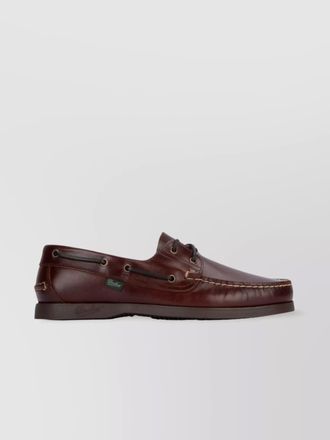 Paraboot laced shoes with stitching and eyelets