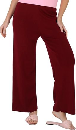 Kenzo Ladies Bordeaux Tiger Tail K Flared Trousers, Size Medium