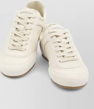 Burberry knight low top sneakers suede leather