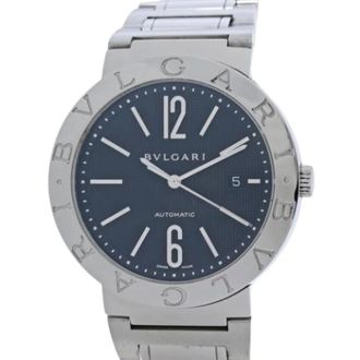 Bulgari Pre-owned Vintage Polshorloge - Heren - Pre-owned - Zwart - Maat: ONE Size