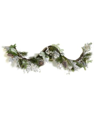 Safavieh Faux 28In Snowy Pine Garland