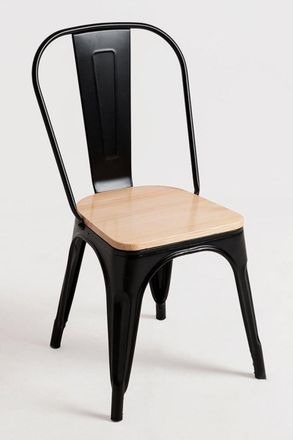 Regalos Miguel Regalos Miguel - Packs Sillas Comedor - Pack 6 Sillas Torix Madera Natural - Negro Mate