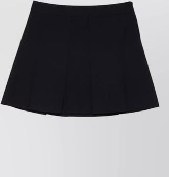 A.P.C. pleated mini skirt