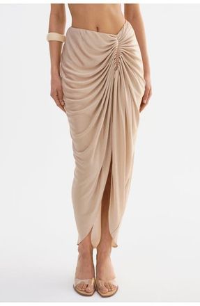 LaMarque SANNA | Maxi Skirt in Gold Shimmer at Nordstrom, Size Xx-Small