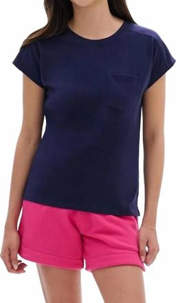 Hatley Ella Relaxed Tee In Patriot Blue