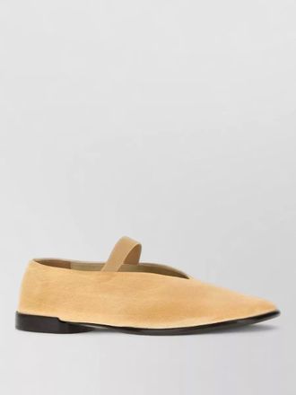 Christophe Lemaire leather glove ballerinas pointed toe strap