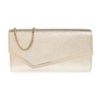 Jimmy Choo London Clutches, female, Yellow, Size: ONE SIZE Emmie Clutch Bag
