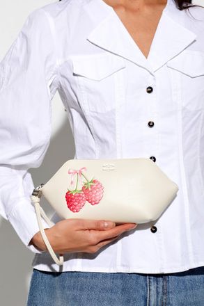 Ganni Handbag, Womens, Cream