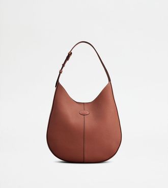 Tod's Tods Di Bag Hobo in Leather Small