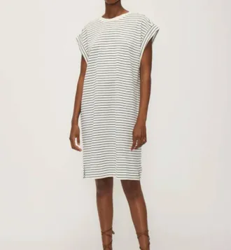 M&eacute;lissa Nepton Manila Stripe Dress In Navy/white
