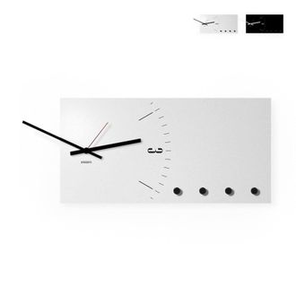Itamoby Pizarra Magn&eacute;tica Organizador Llavero Reloj De Pared Clock & More - Gris