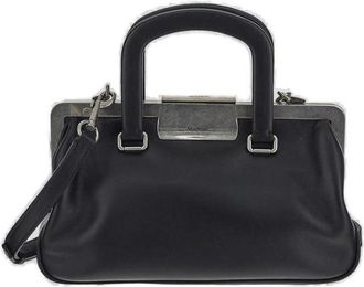 Max Mara Logo Detailed Top Handle Bag