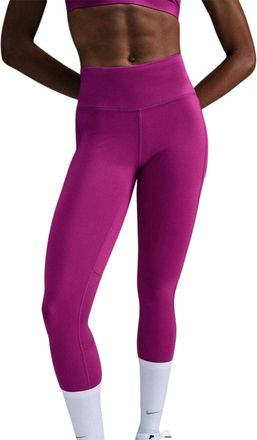 Nike Dri-FIT-legging met middelhoge taille voor dames (Fel fuchsia)