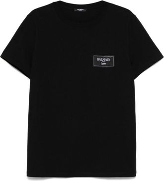 Balmain Black Crew Neck T-Shirt