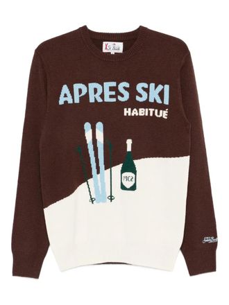 MC2 Saint Barth Heron sweater - men - Wool/Viscose/Polyamide/Cashmere - M - Brown