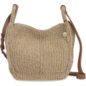 The Sak Los Feliz Crossbody Crochet Bag in Bamboo Static at Nordstrom