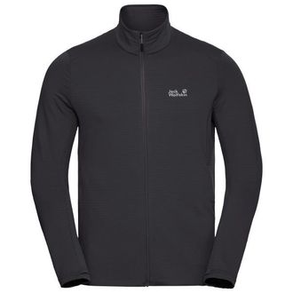 Jack Wolfskin Litestride Fullzip Fleecejacke f&uuml;r Herren | grau