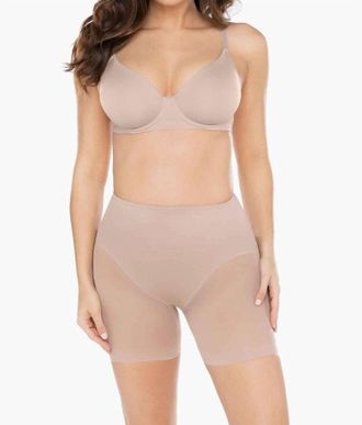Miraclesuit Sheer Shaping Rear Lifting Boy Short In Stucco